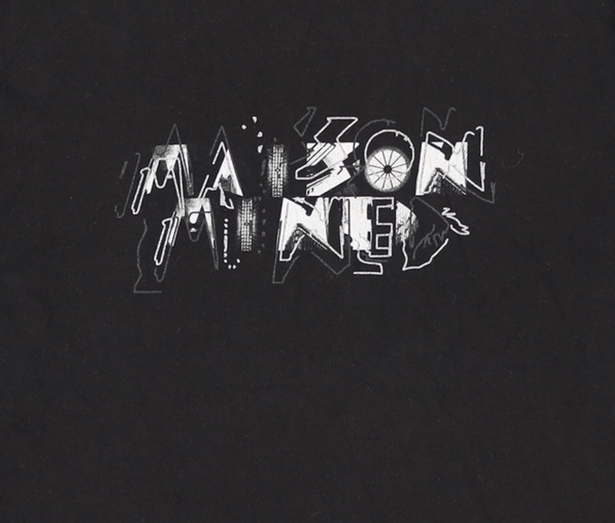 메종미네드(MAISON MINED) CUBIC STRUCTURE LONG SLEEVE BLACK L