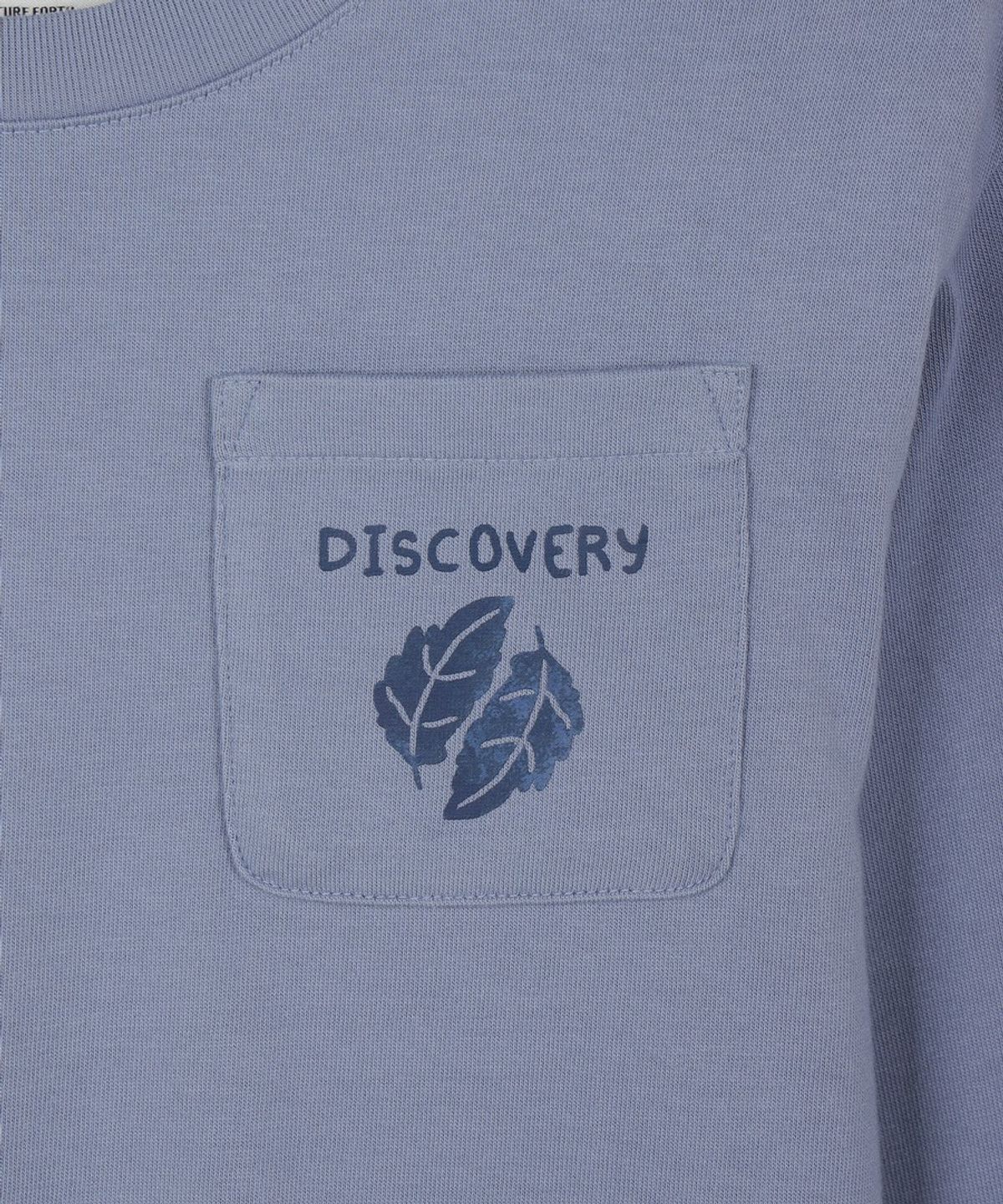 디스커버리 키즈(DISCOVERY KIDS) 키즈 그래픽 포켓 긴팔티 (D/BLUE)
