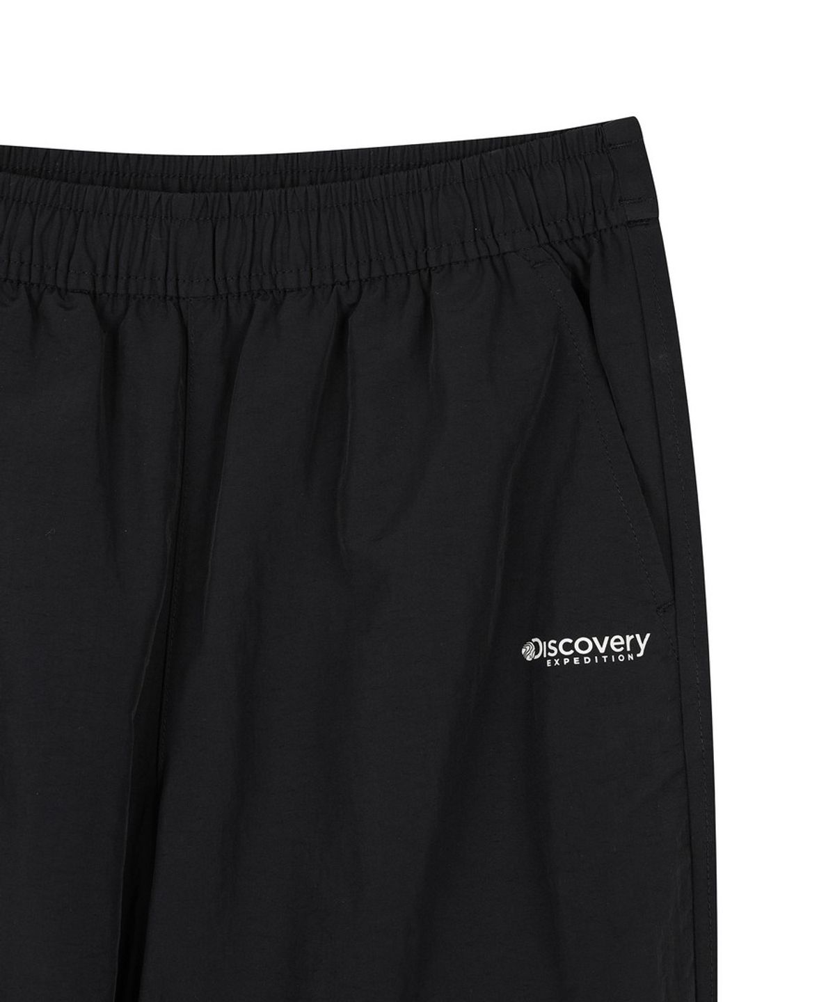 디스커버리 키즈(DISCOVERY KIDS) 키즈 경량 우븐 맨투맨-팬츠 2SET (BLACK)