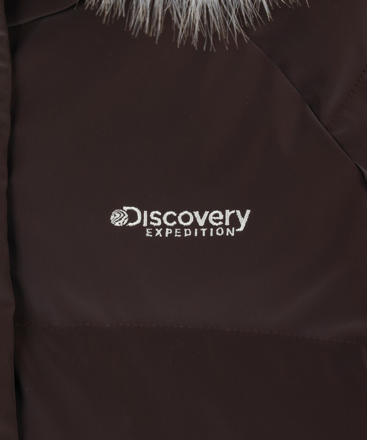 디스커버리 키즈(DISCOVERY KIDS) 여아 레니아 퍼 벨벳 다운 미드패딩 (Brown)