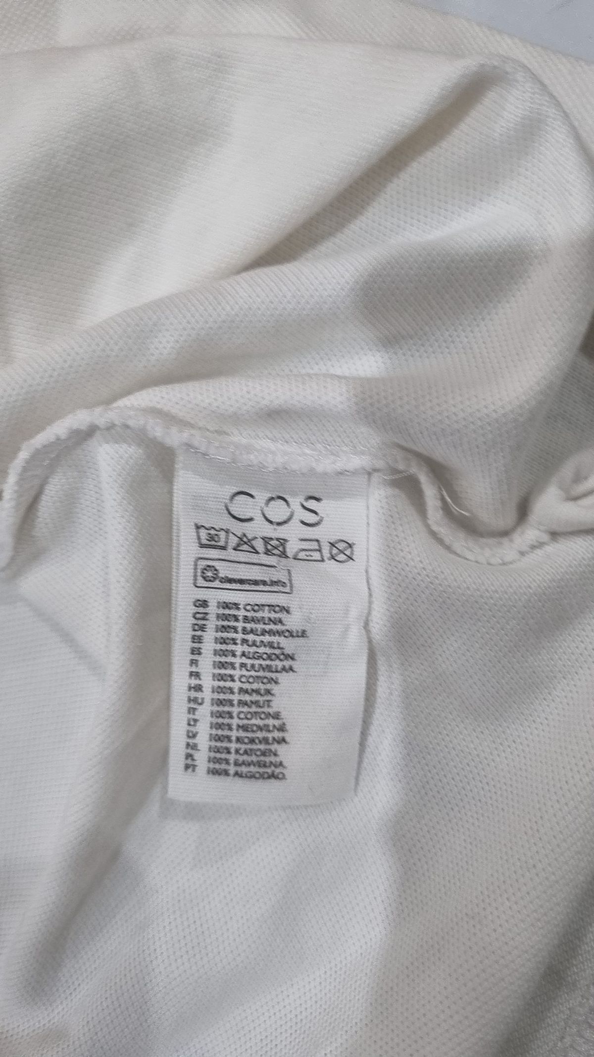 코스(COS) 피케/카라 티셔츠 2XL