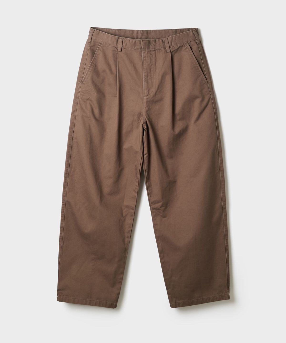 스파오(SPAO) 원턱 와이드 커브드 코튼 팬츠_SPTCGA9C30