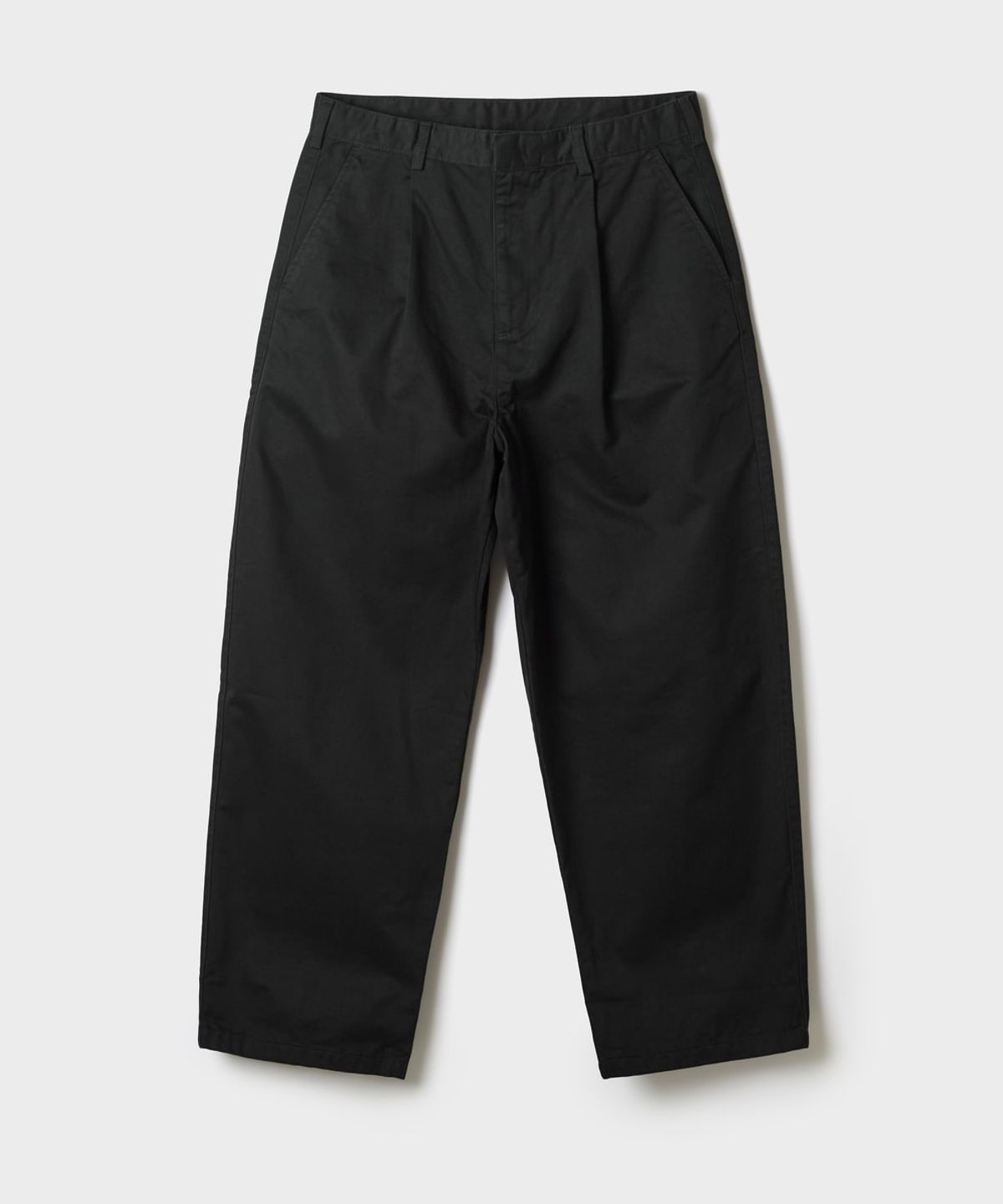스파오(SPAO) 원턱 와이드 커브드 코튼 팬츠_SPTCGA9C30