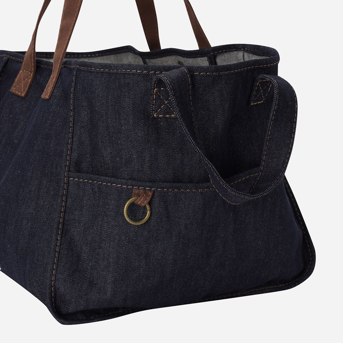 디오디(DOD) 워크코튼 데님 토트백 (38L)(INDIGO)