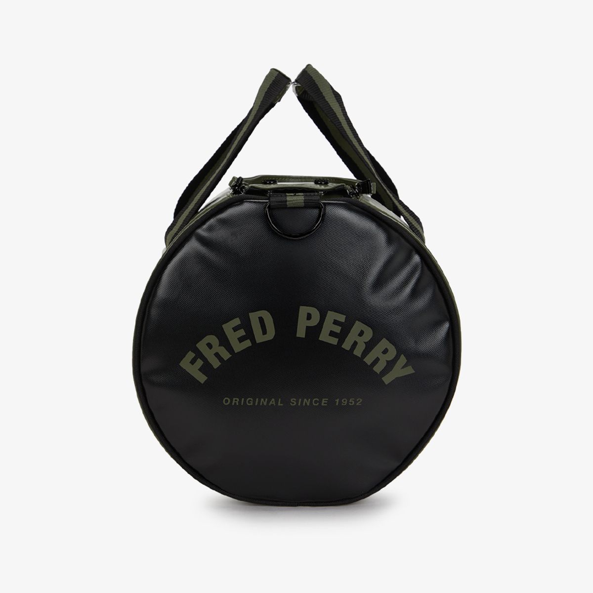 프레드페리(FRED PERRY) 클래식 배럴 백 - 로렐리스그린/블랙 CFPU2G37255-Z50