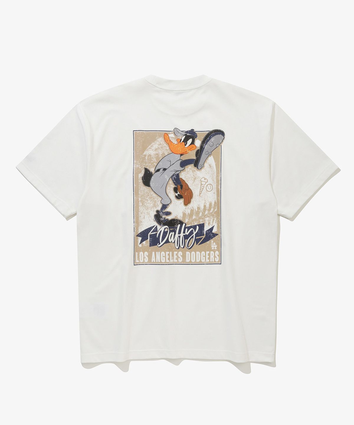 뉴에라(NEW ERA) 루니툰즈 MLB LA 다저스 티셔츠 오프 화이트 15154198