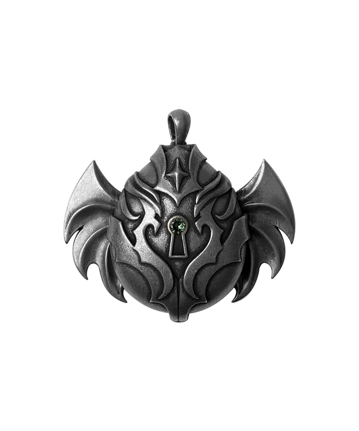 무운(MUUN) [DUSK] Void Necklace (Antique Silver)