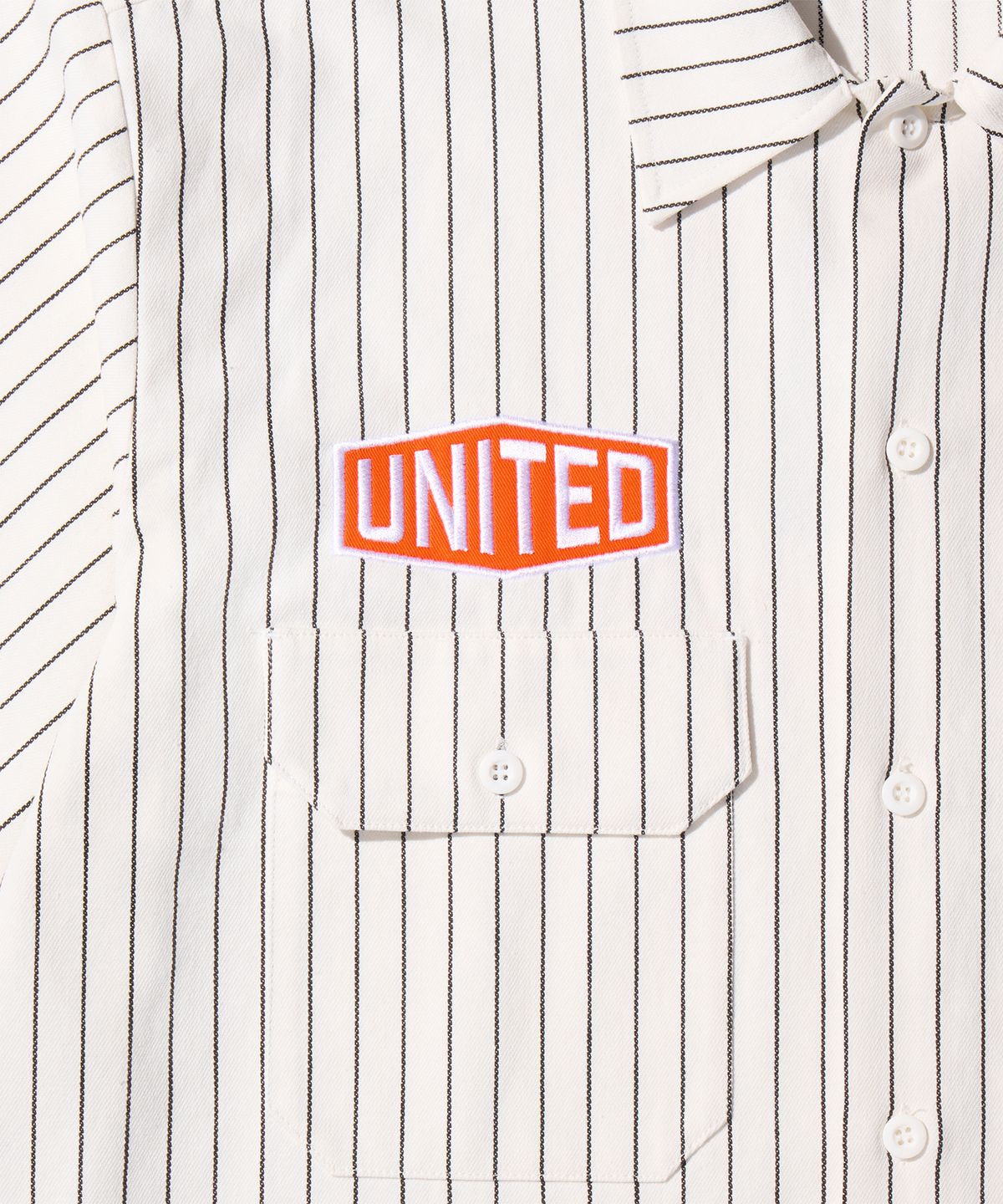 지크 유나이티드(ZIC UNITED) 26 워크 셔츠 화이트 반소매