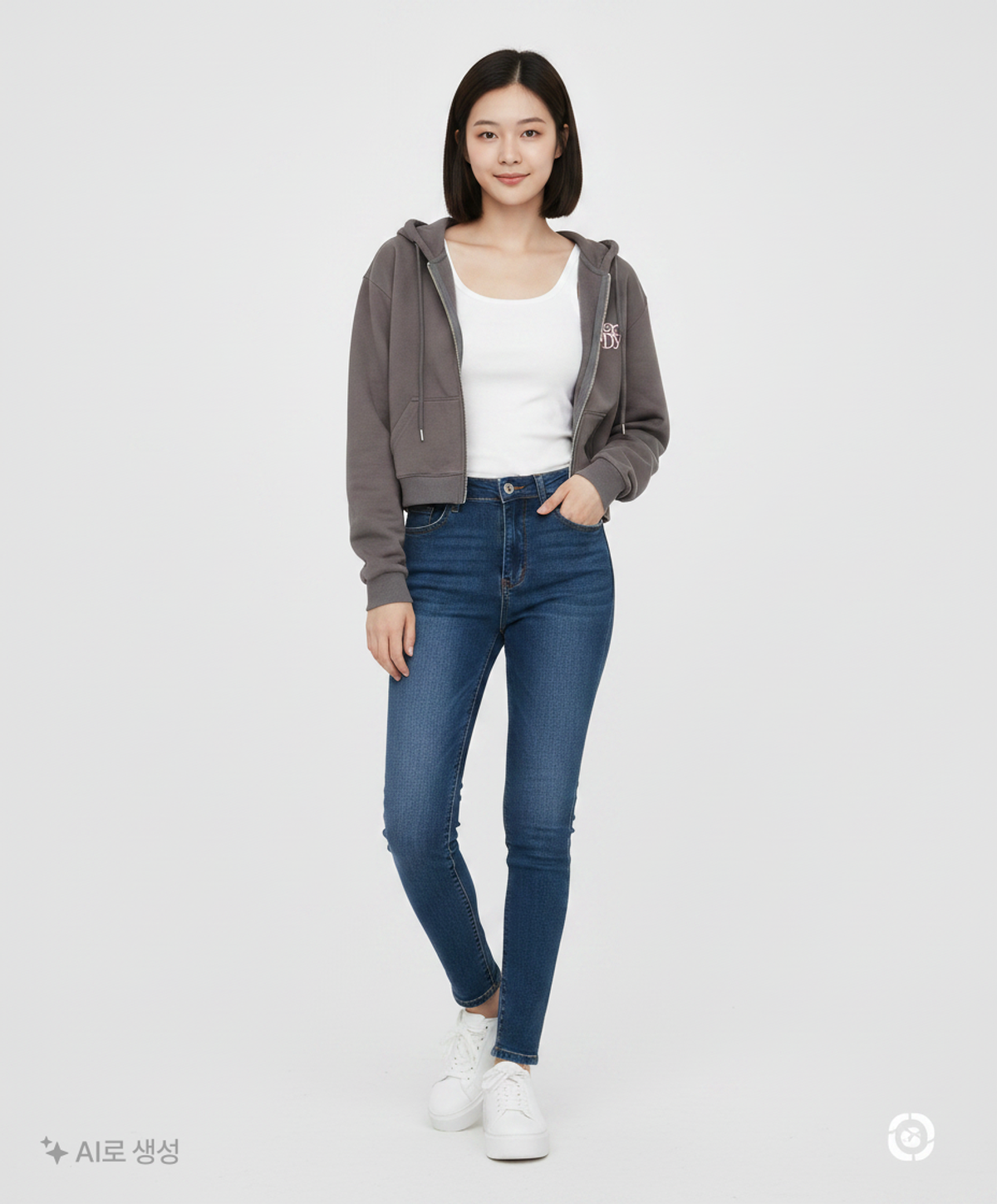 엔디와이(NDY) 후드 집업 S