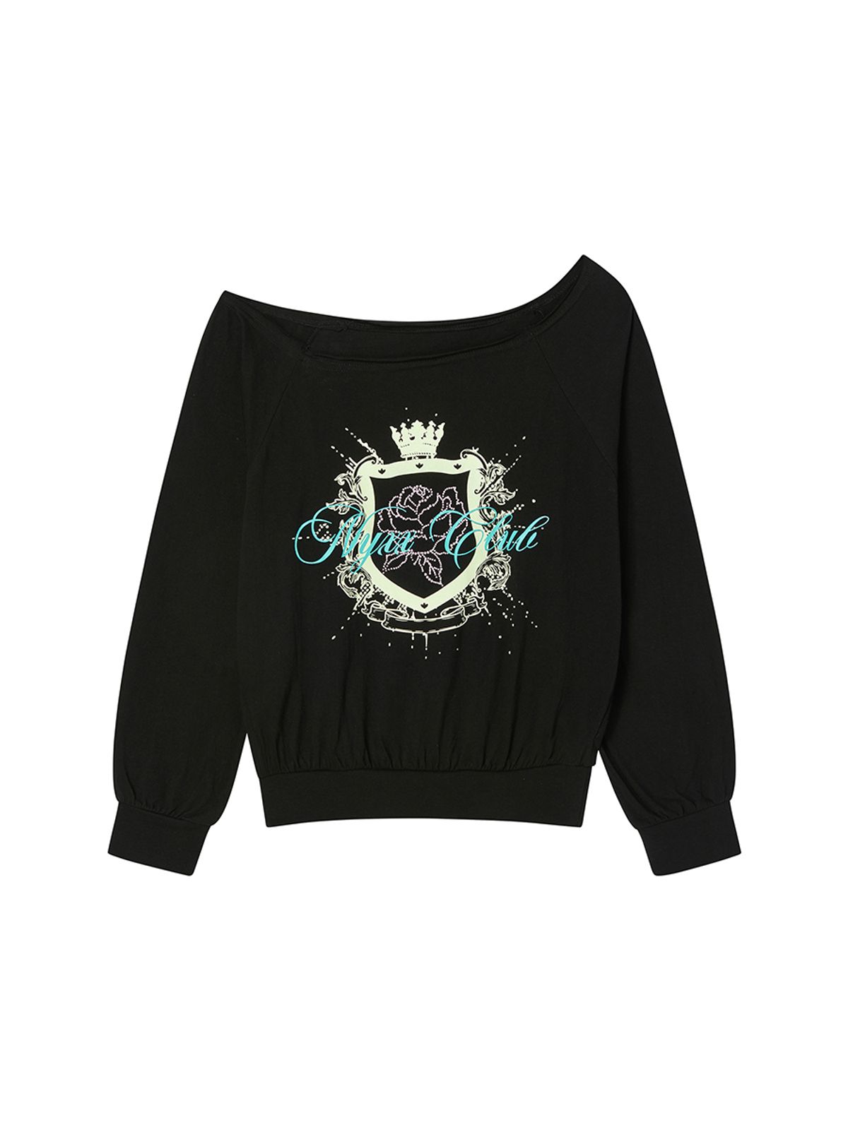 엔와이엑스엑스(NYXX) NYXX CLUB OFF SHOULDER L/S BLACK