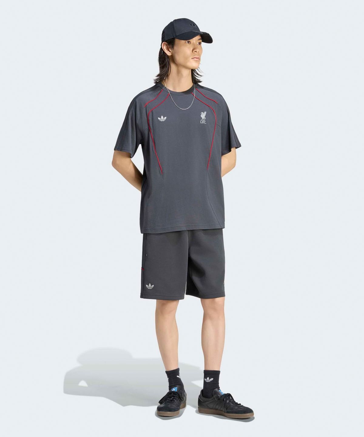 아디다스(ADIDAS) 리버풀 FC 쇼트 슬리브 티 - 카본 / KX7702