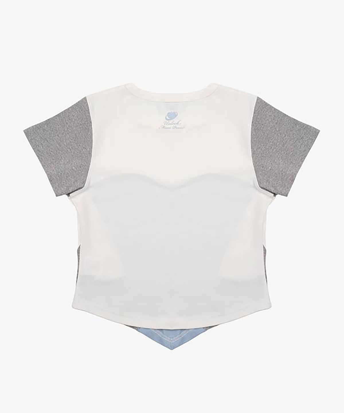 무운(MUUN) Magical Girl Bustier Top (Blue/Grey)