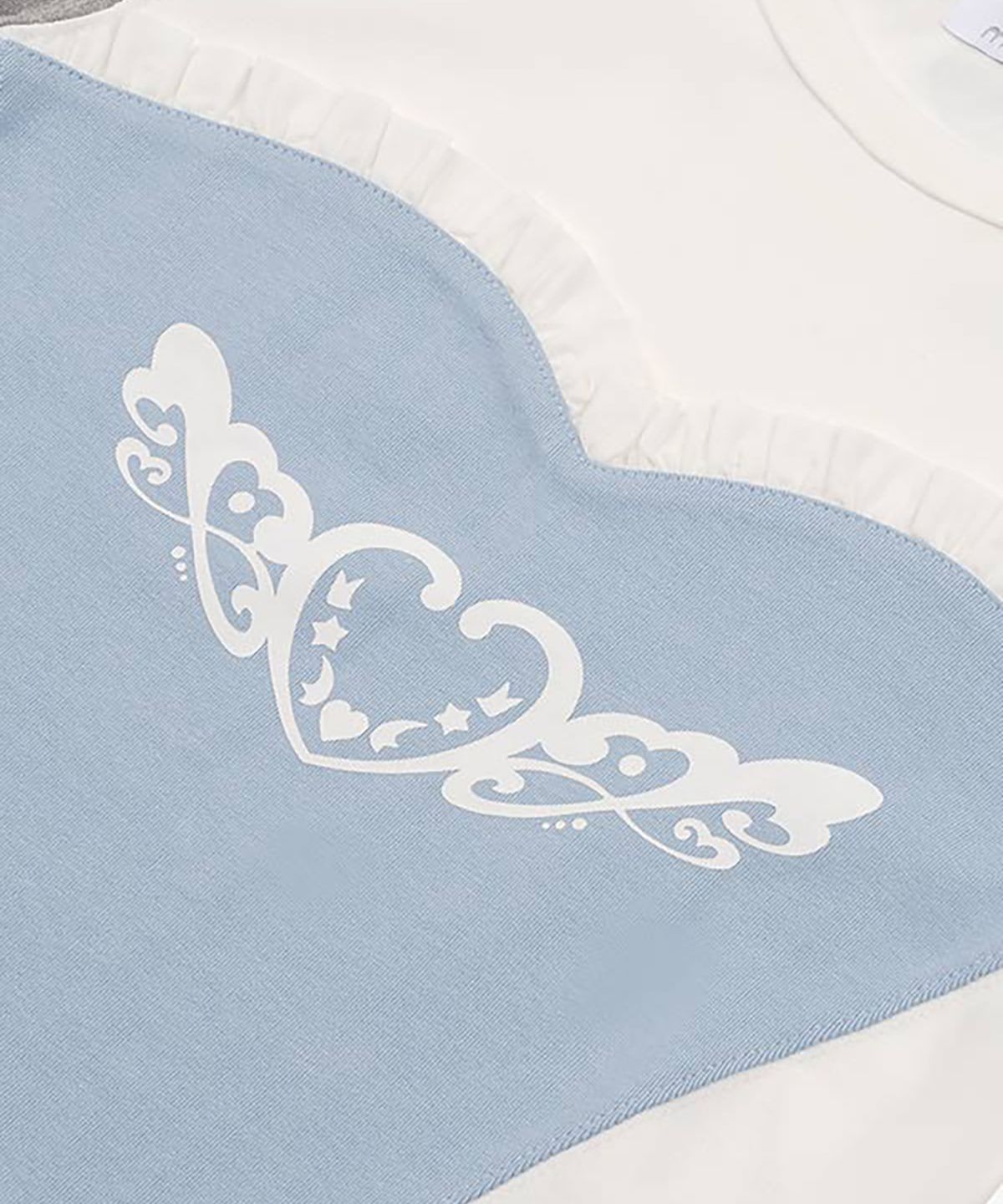 무운(MUUN) Magical Girl Bustier Top (Blue/Grey)