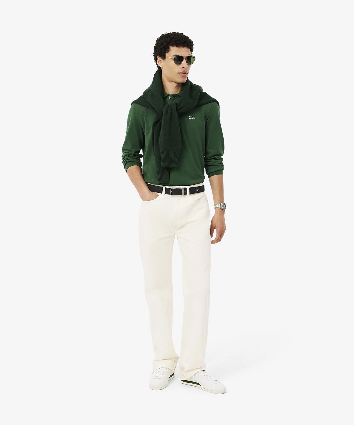 라코스테(LACOSTE) 남성 샨타코 35MM 가죽벨트 RC4085M56N 000