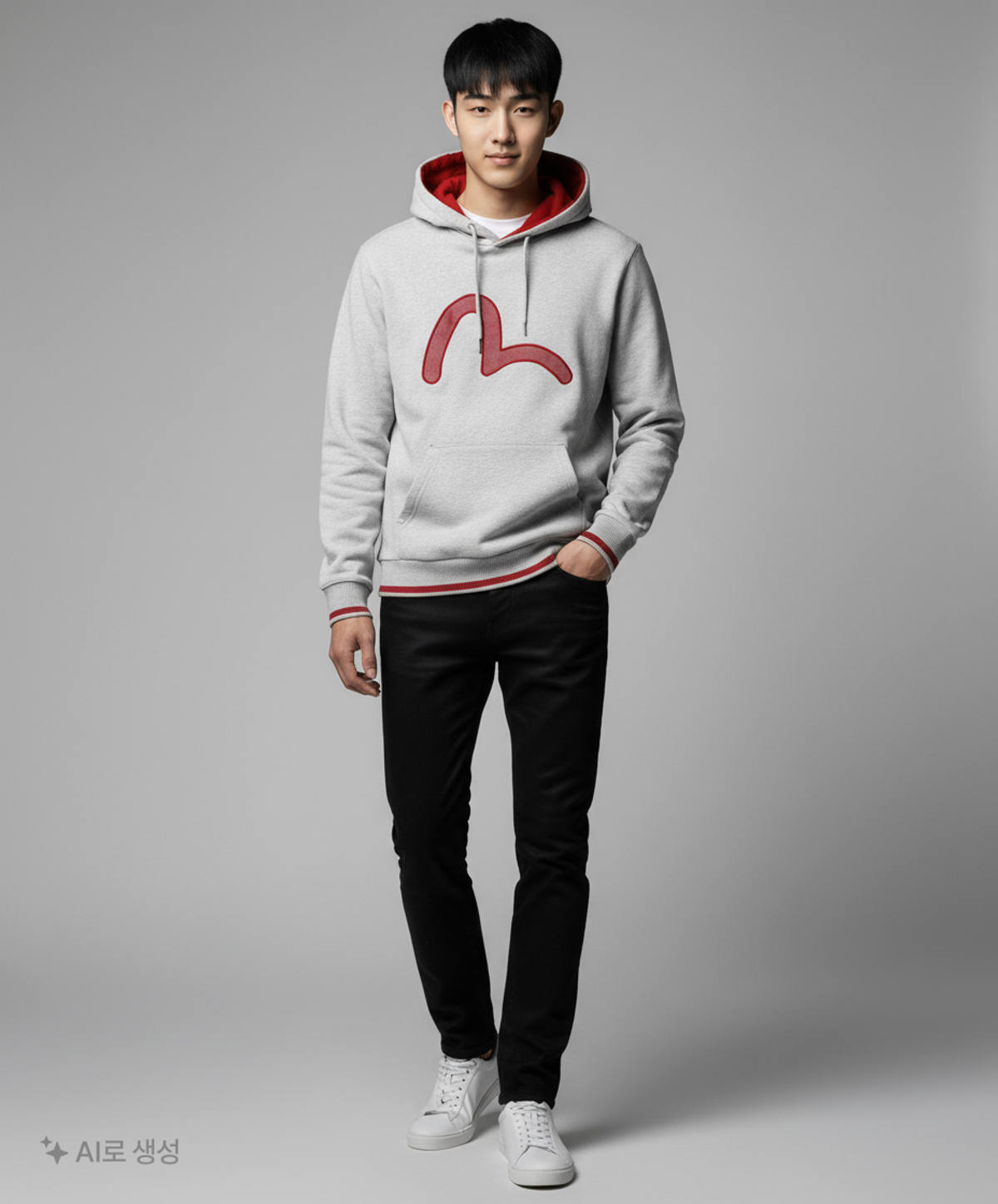 에비수(EVISU) 후드 티셔츠 M
