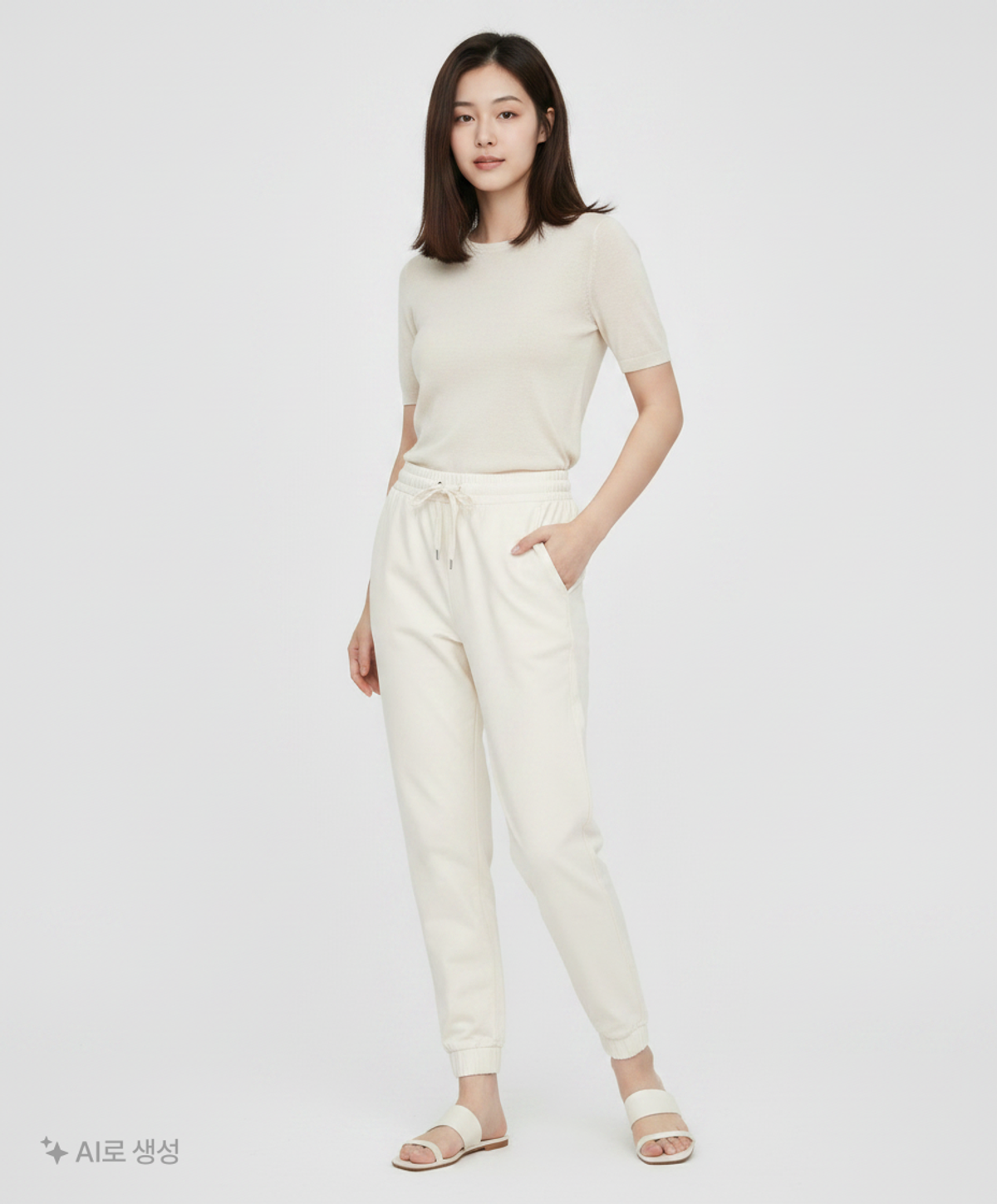 유니클로(UNIQLO) 코튼 팬츠 S