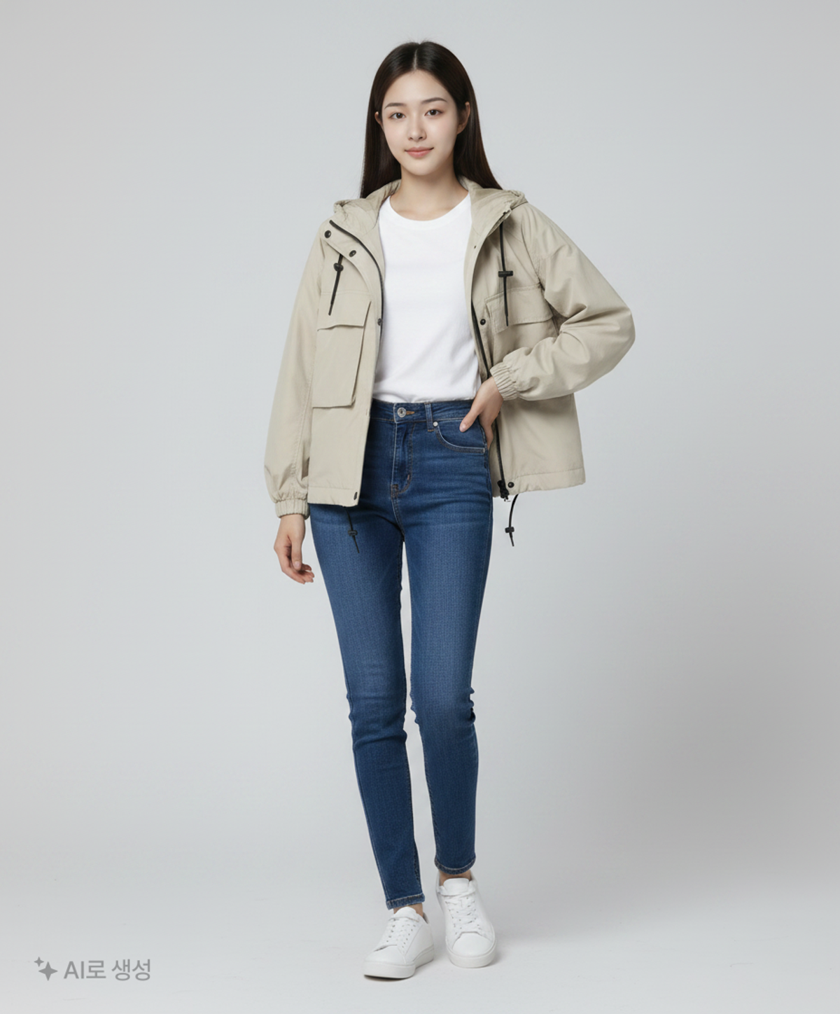 스파오(SPAO) 나일론/코치 재킷 L