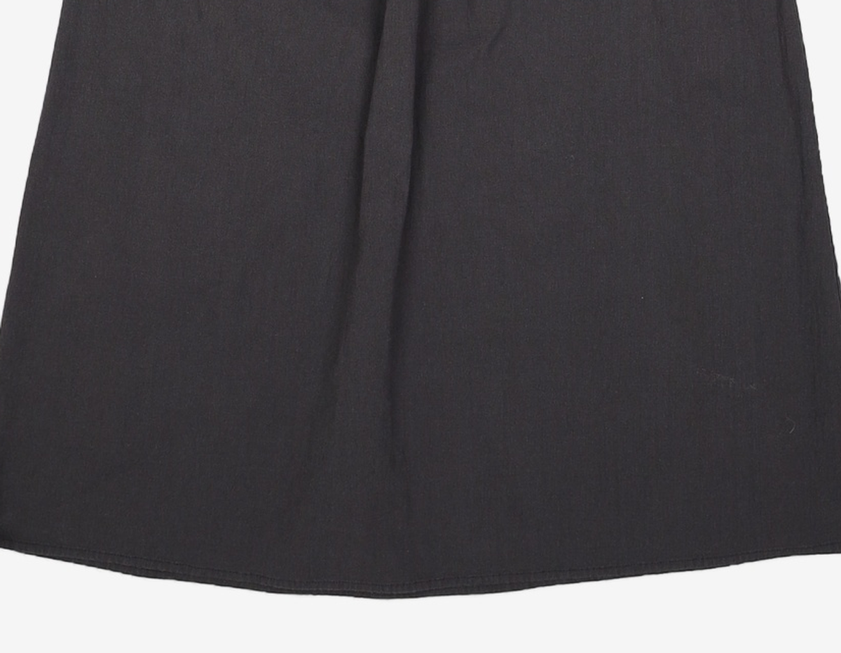 몽돌(MONGDOL) [Comfortable Touch]하프집업 셔츠 롱 원피스 블랙 MDOP042RSBLACK S