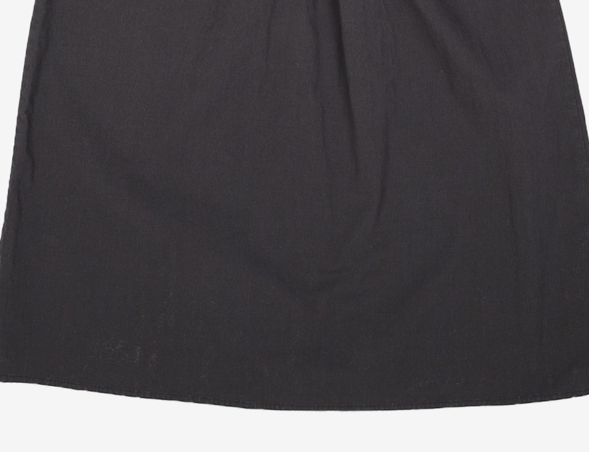 몽돌(MONGDOL) [Comfortable Touch]하프집업 셔츠 롱 원피스 블랙 MDOP042RSBLACK S