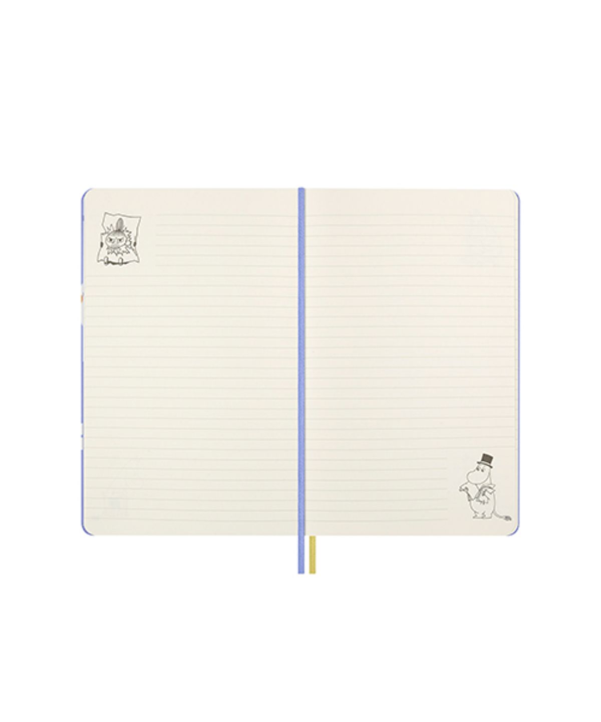 몰스킨(MOLESKINE) [26무민]룰드/라이트퍼플 L