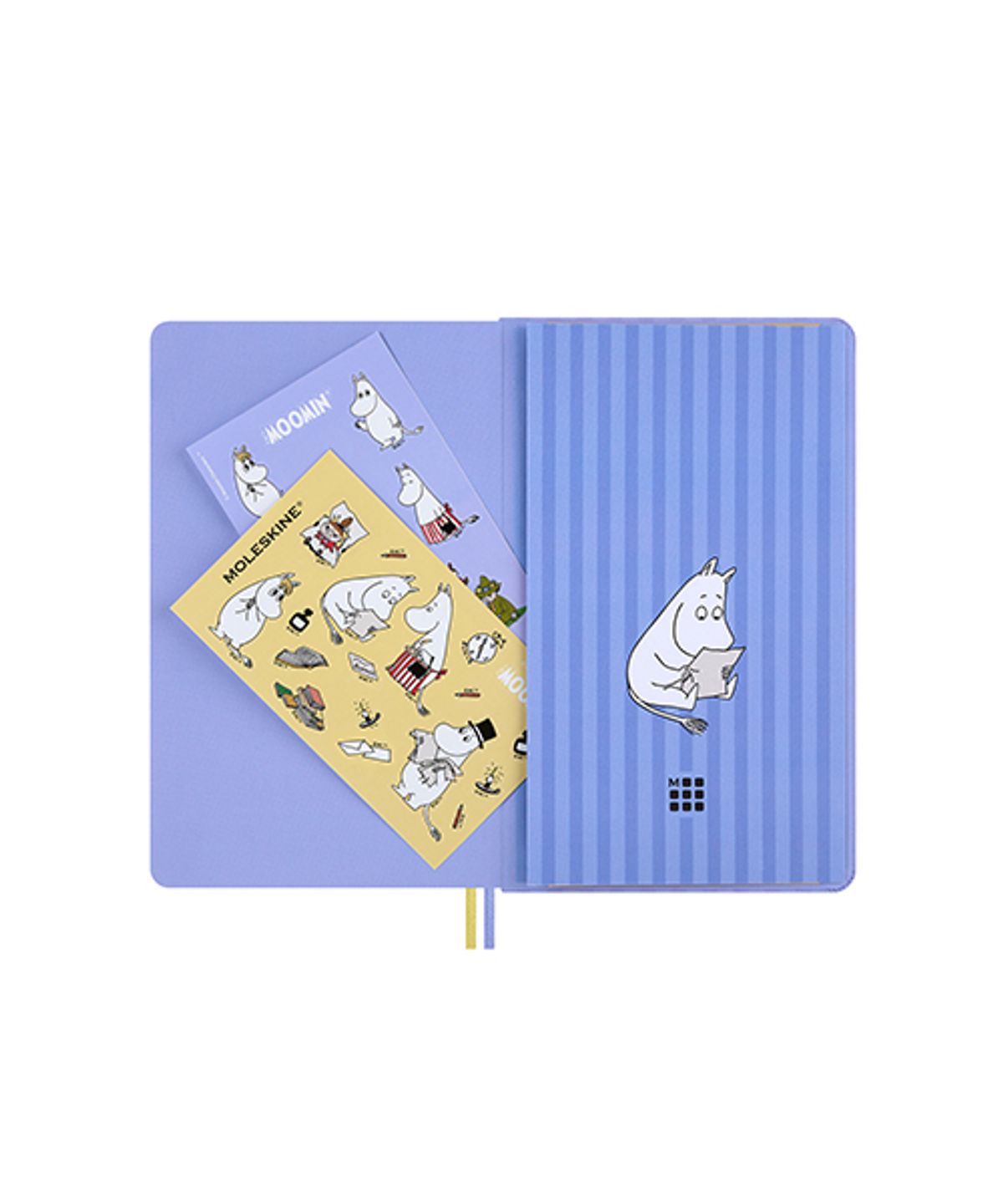 몰스킨(MOLESKINE) [26무민]룰드/라이트퍼플 L