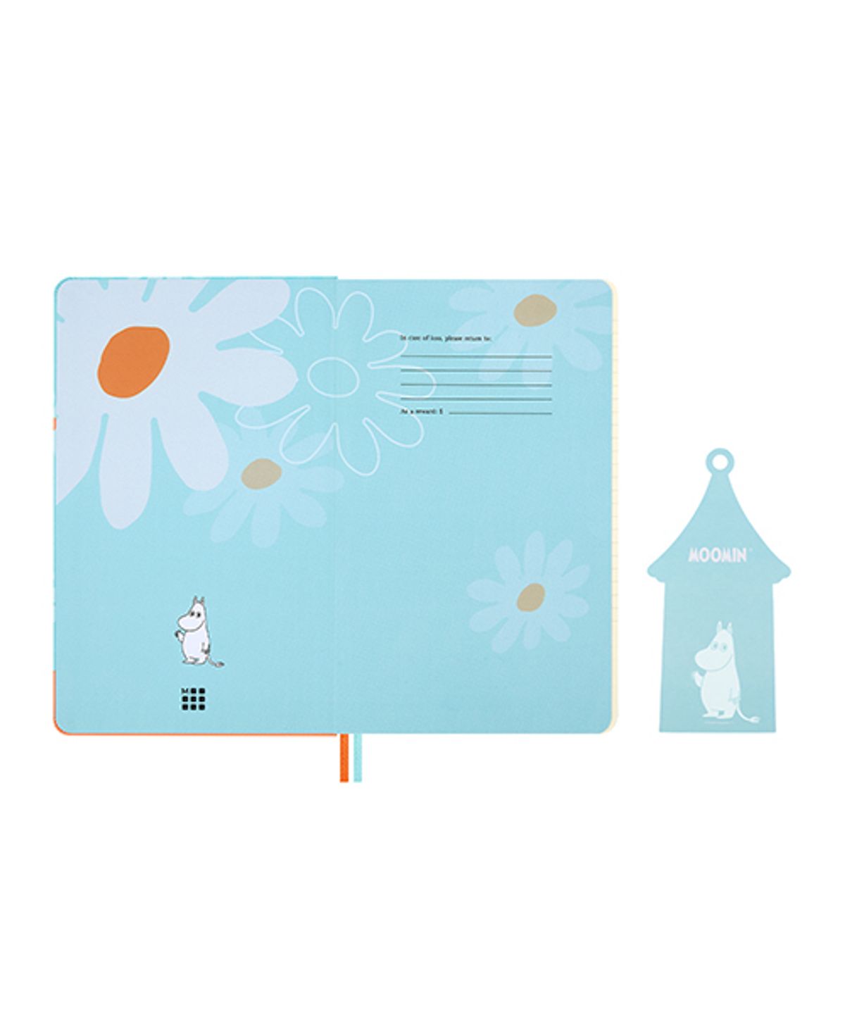 몰스킨(MOLESKINE) [26무민]룰드/라이트블루 L