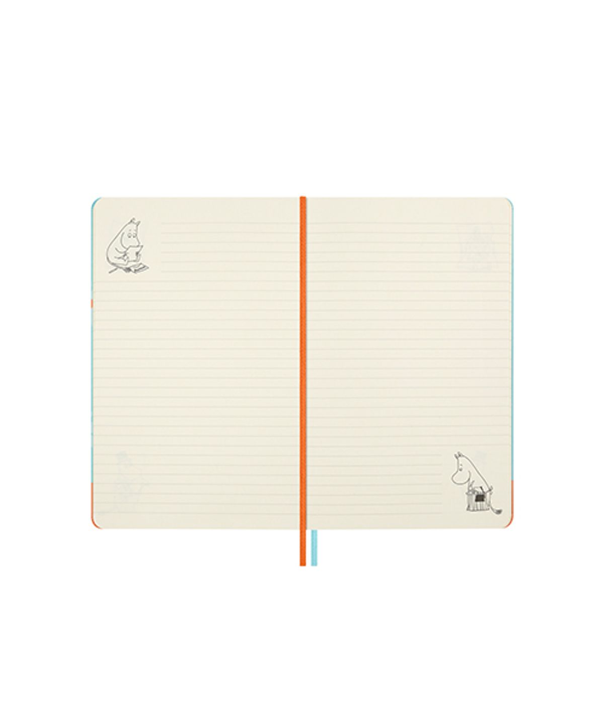 몰스킨(MOLESKINE) [26무민]룰드/라이트블루 L