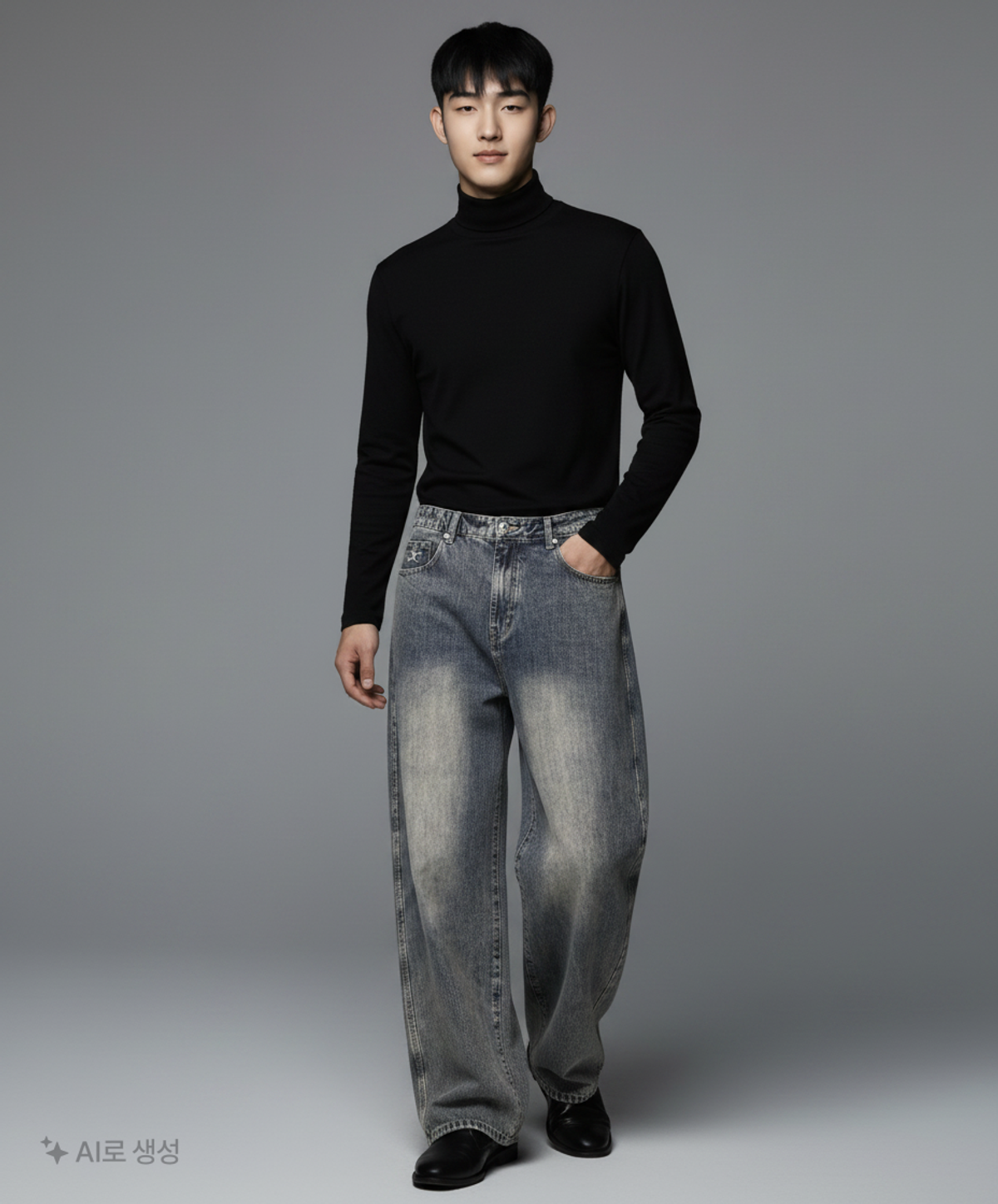 엑스톤즈(XTONZ) 청/데님 팬츠 L