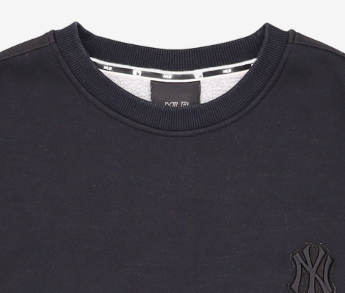 엠엘비(MLB) 플리스  라운드테잎 뉴욕양키스 맨투맨(BLACK) XL
