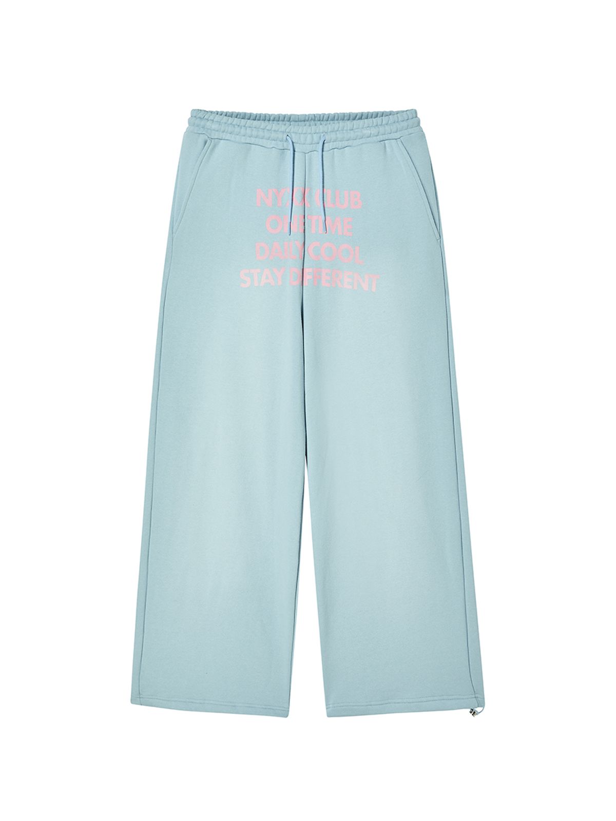 엔와이엑스엑스(NYXX) WASHED WIDE SWEATPANTS LIGHT BLUE