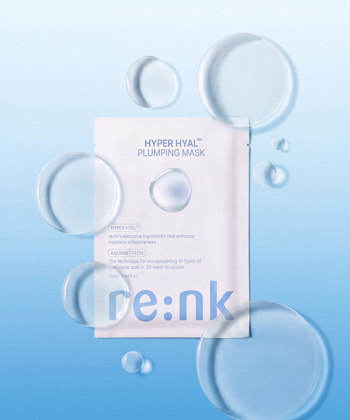 리엔케이(RENK) [10PACK] 광채&수분 마스크팩 세트 (브라이트닝 5매 + 하이퍼 수분 5매)