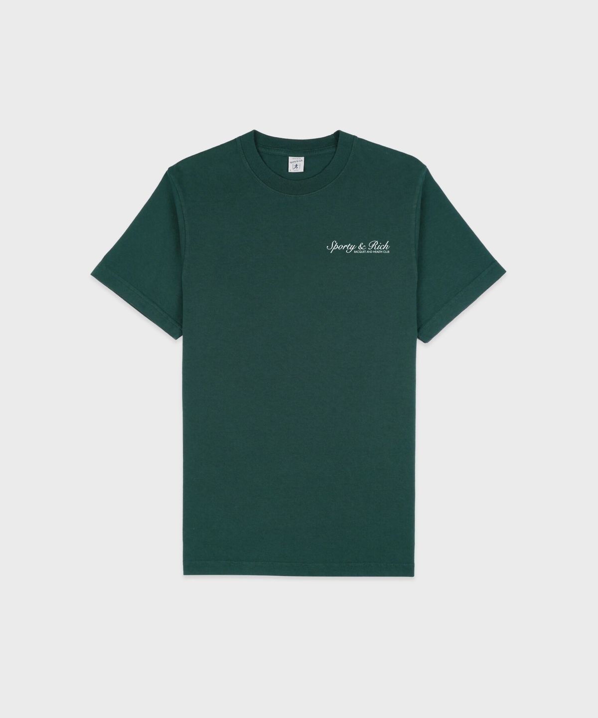 스포티앤리치(SPORTY&RICH) 시라큐스 티셔츠 남여공용 - 다크 그린 R265AUT051
