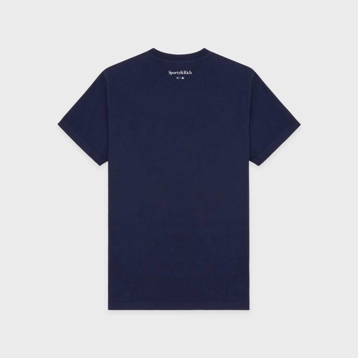 스포티앤리치(SPORTY&RICH) 양키스 아이비 티셔츠 남여공용 - 네이비 R265AUT048