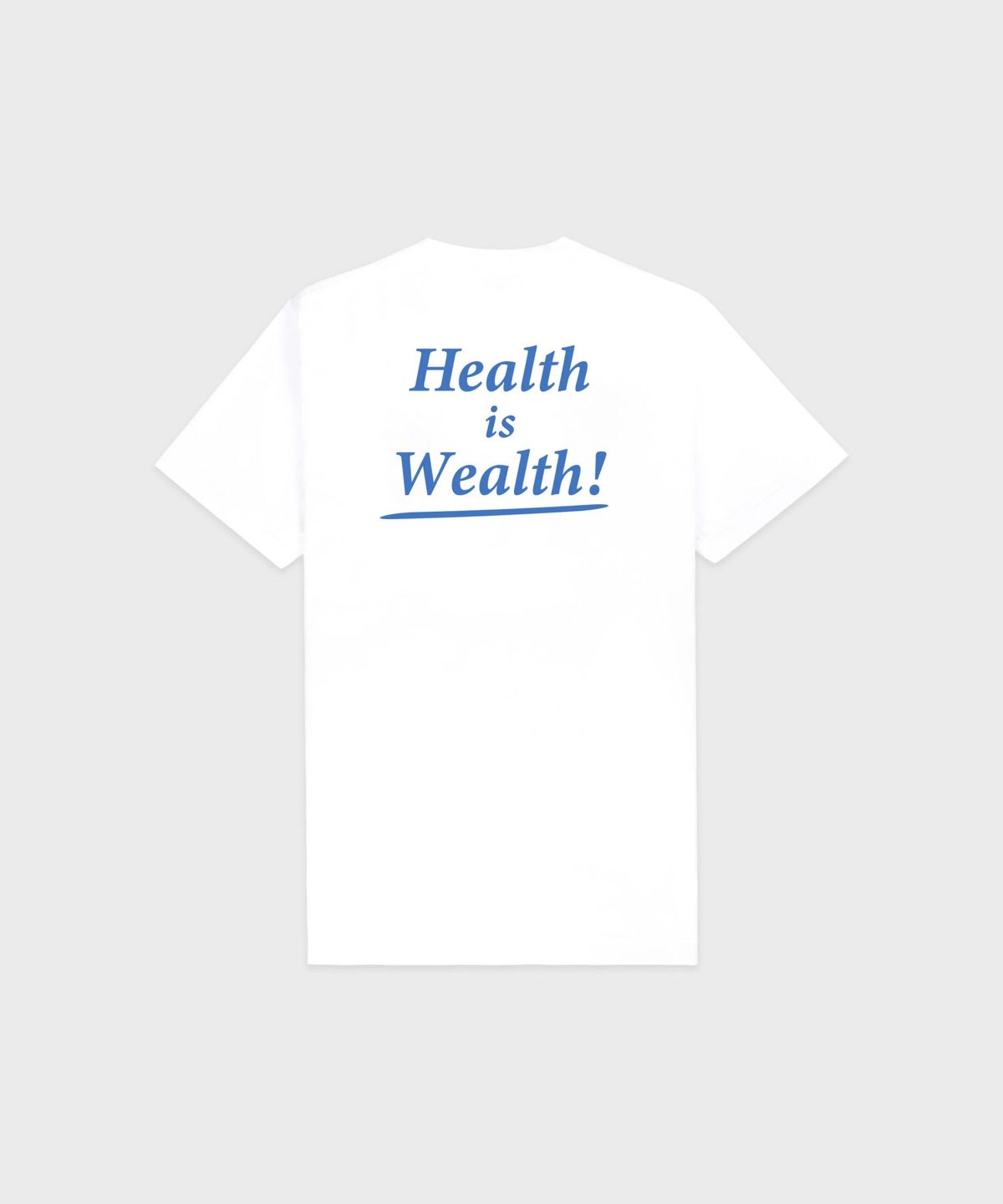 스포티앤리치(SPORTY&RICH) Health is Wealth 티셔츠 남여공용 - 화이트 R265AUT044