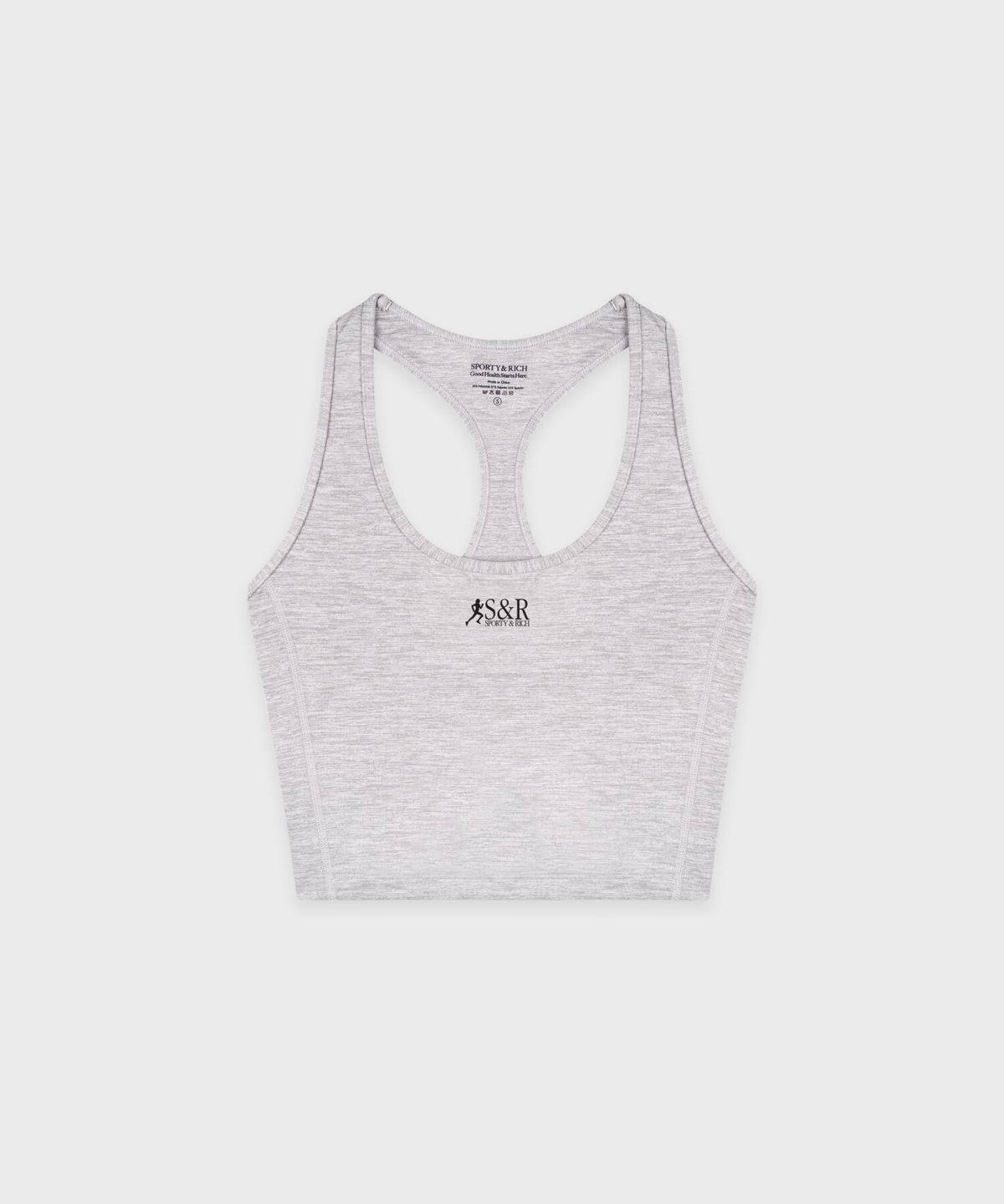 스포티앤리치(SPORTY&RICH) SR 러너 스포츠 탱크탑 - 그레이 R265AWX002