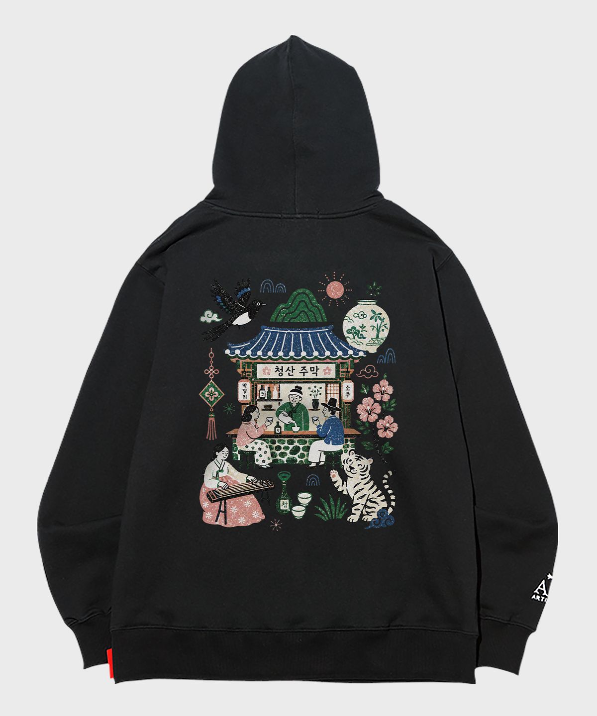 아티스트웨어(ARTISTWEAR) 청산타번 후드집업- 2COLOR