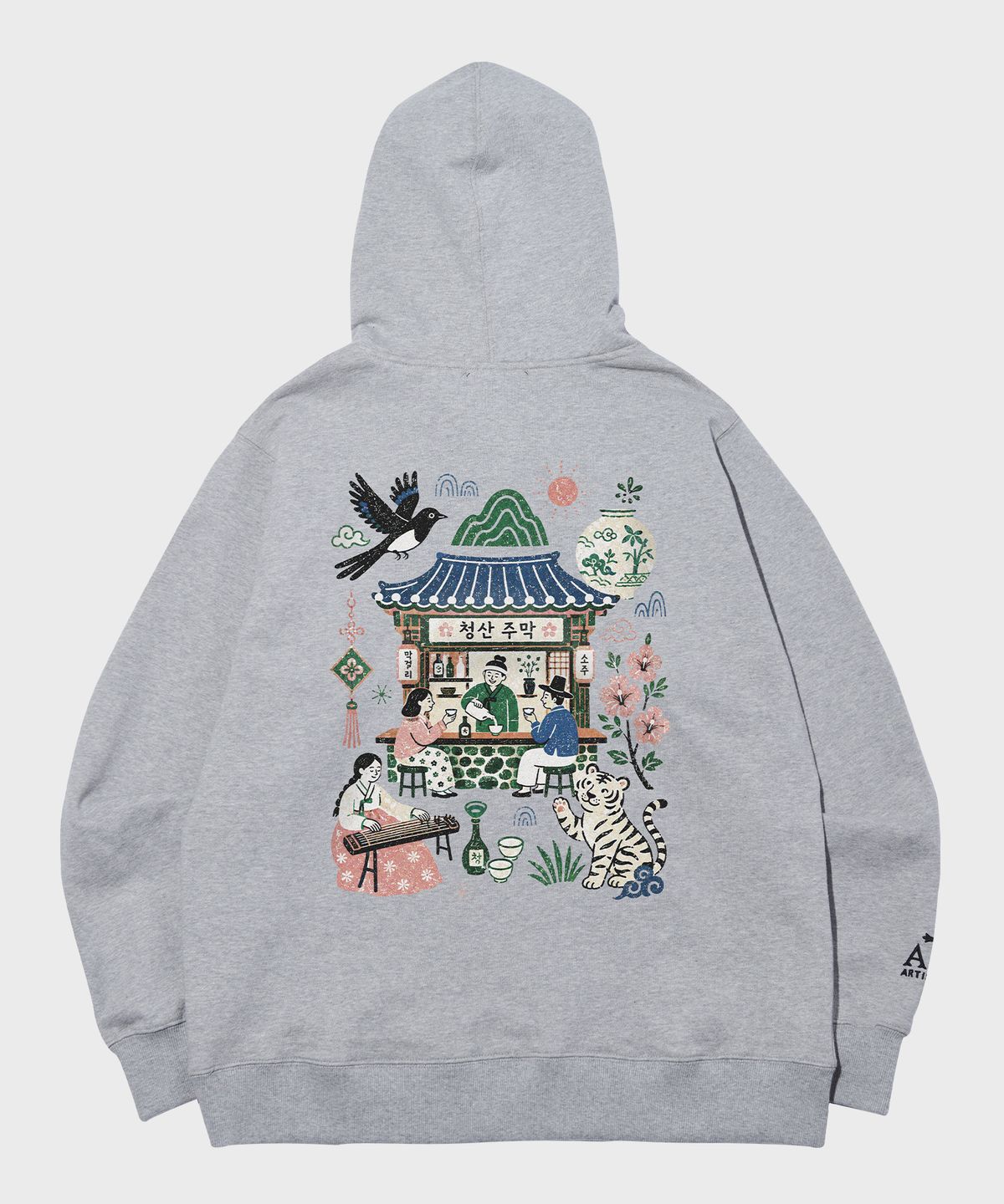아티스트웨어(ARTISTWEAR) 청산타번 후드집업- 2COLOR