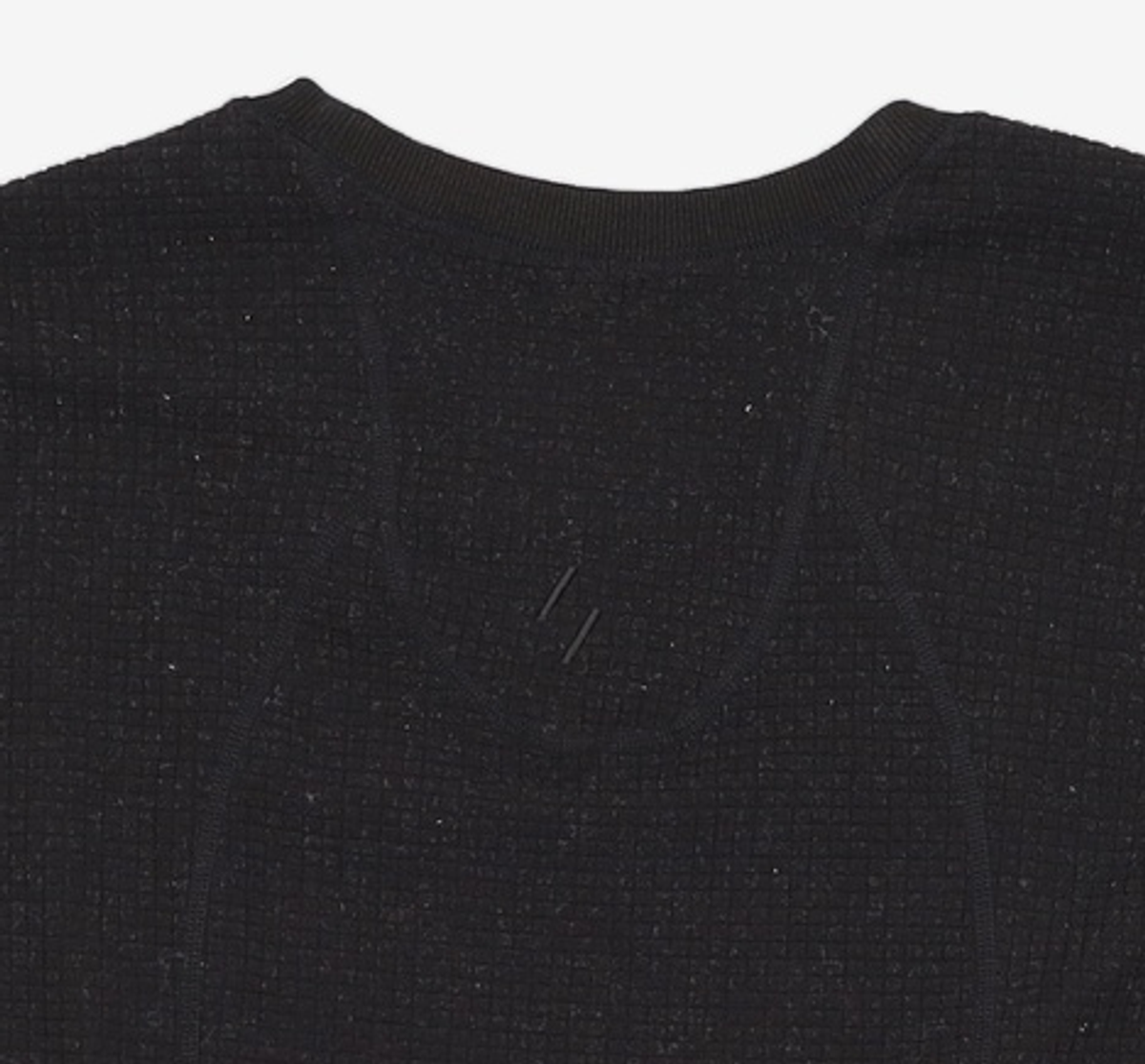 웰터 익스페리먼트(WELTER EXPERIMENT) SQUARE FLEECE PULLOVER_BLACK_WLT023 XXXL