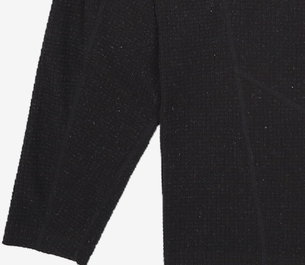 웰터 익스페리먼트(WELTER EXPERIMENT) SQUARE FLEECE PULLOVER_BLACK_WLT023 XXXL