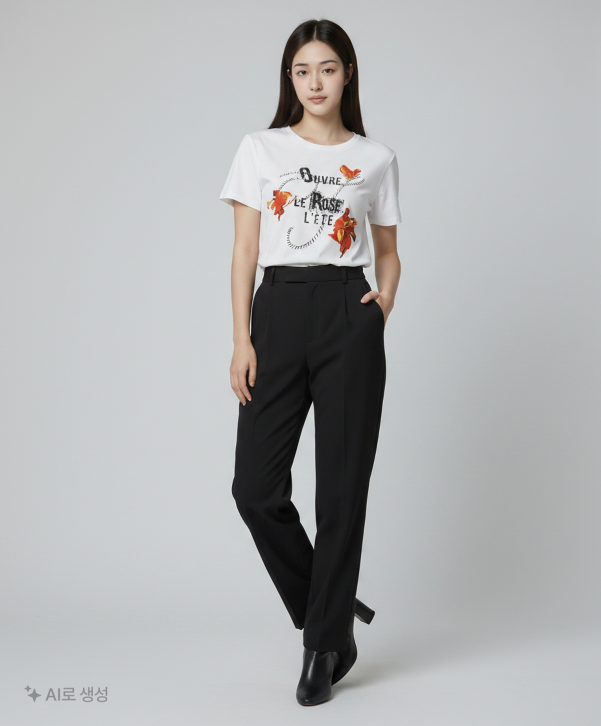 올리비아로렌(OLIVIALAUREN) 반소매 티셔츠 90
