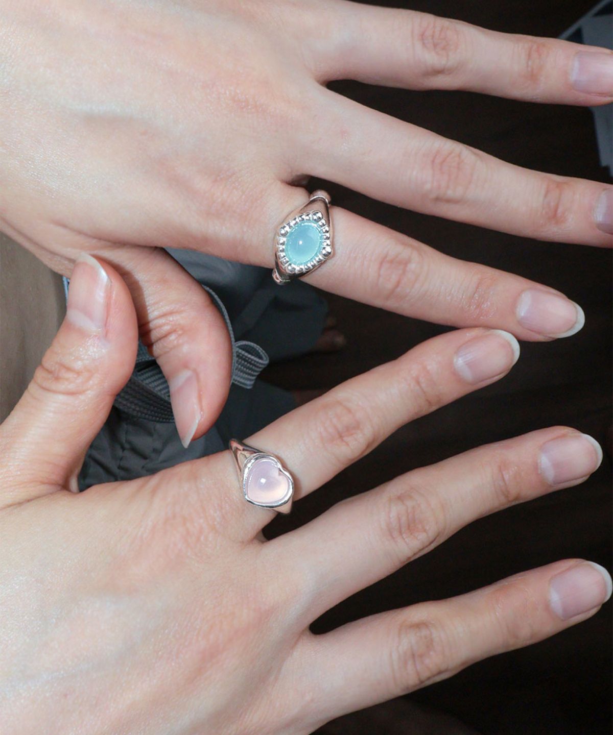 로아시(LOASI) heart engraving ring