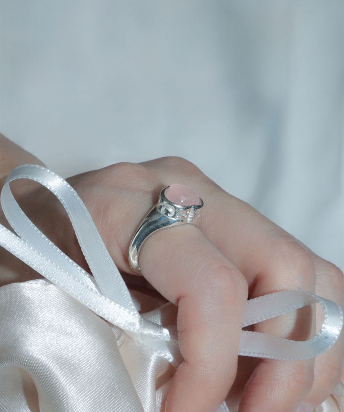 로아시(LOASI) heart engraving ring