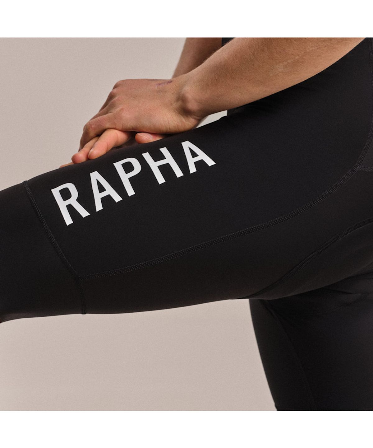 라파(RAPHA) 남성용 프로팀 트레이닝 빕 숏 II - 레귤러 - 블랙/화이트