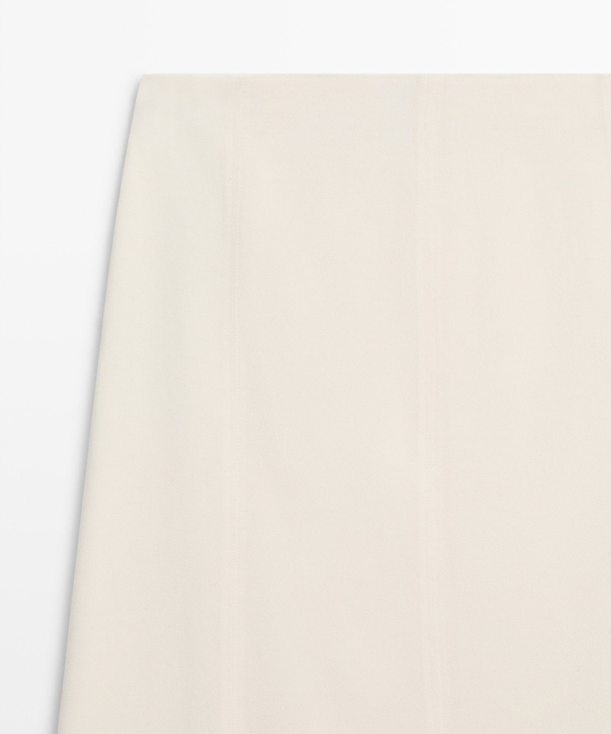 마시모두띠(MASSIMO DUTTI) 심 디테일 더블 미디 스커트