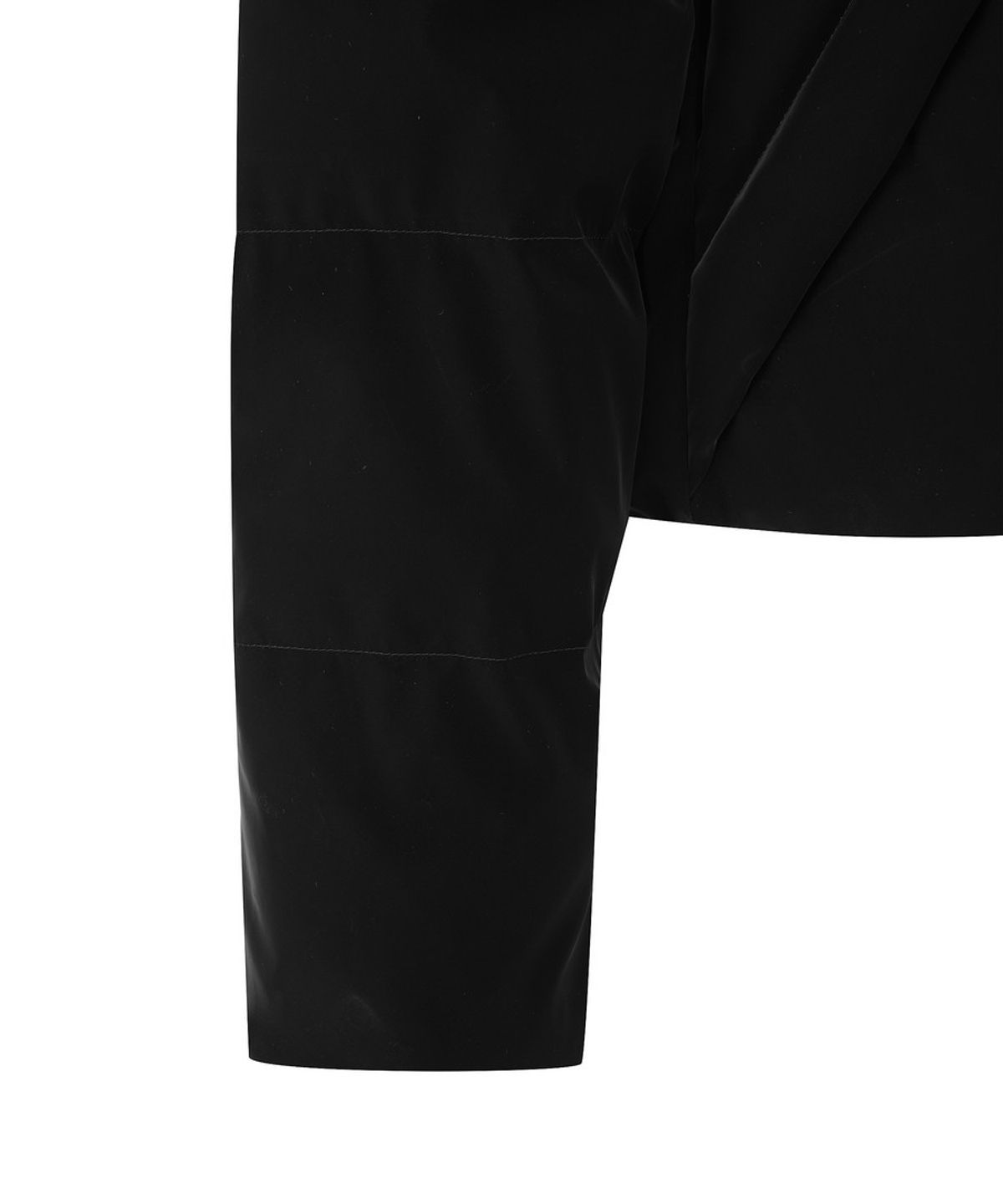 디스커버리 익스페디션(DISCOVERY EXPEDITION) 여성 뉴올리아 벨벳터치 다운 숏패딩 (BLACK)