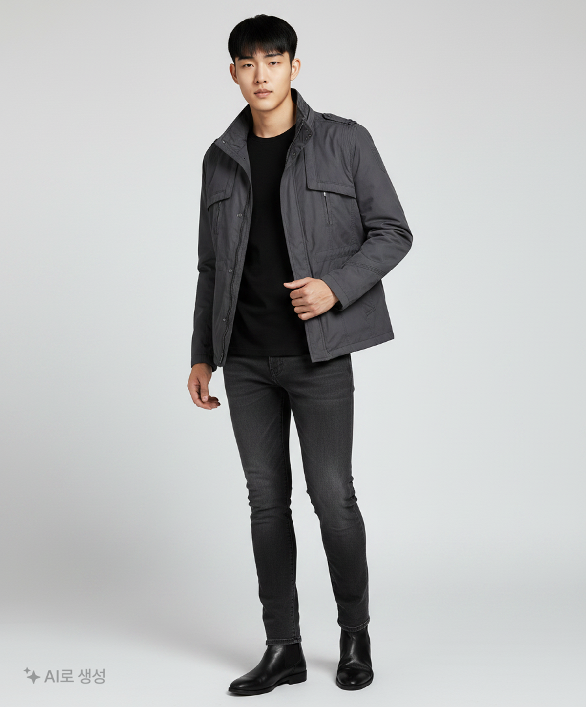 톰보이진(TOMBOYJEANS) 사파리/헌팅 재킷 L