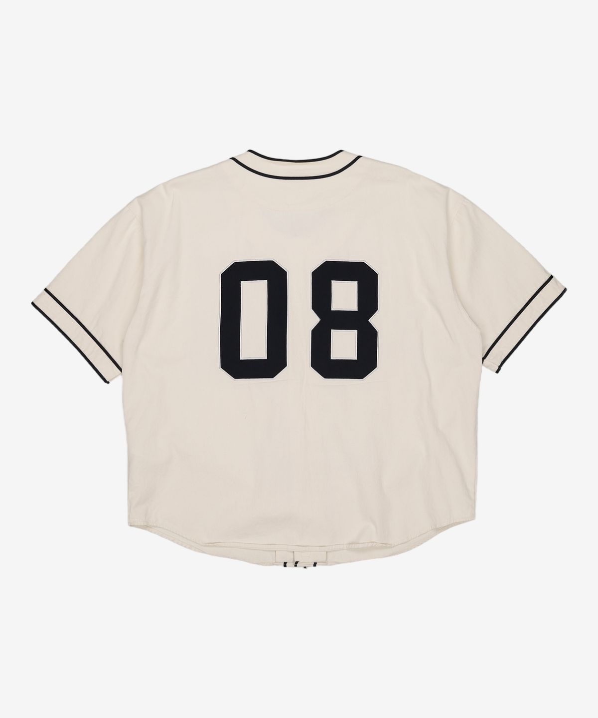 커버낫(COVERNAT) 아치로고 베이스볼 하프 셔츠 Dark Navy XL
