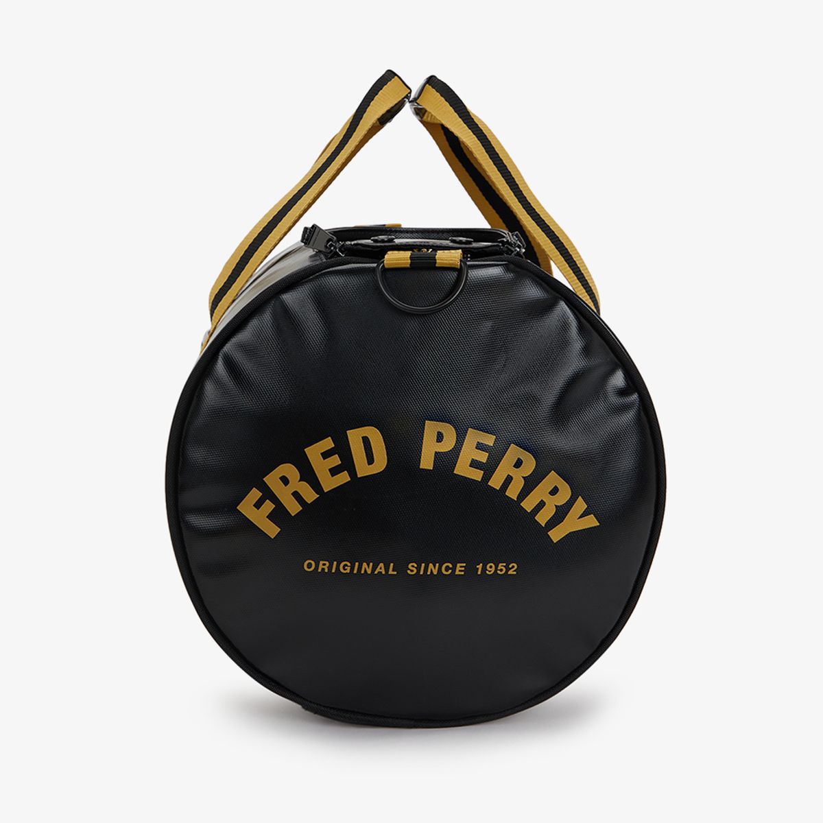 프레드페리(FRED PERRY) 팁드 클래식 배럴 백 - 블랙/골드 CFPU2G33352-774