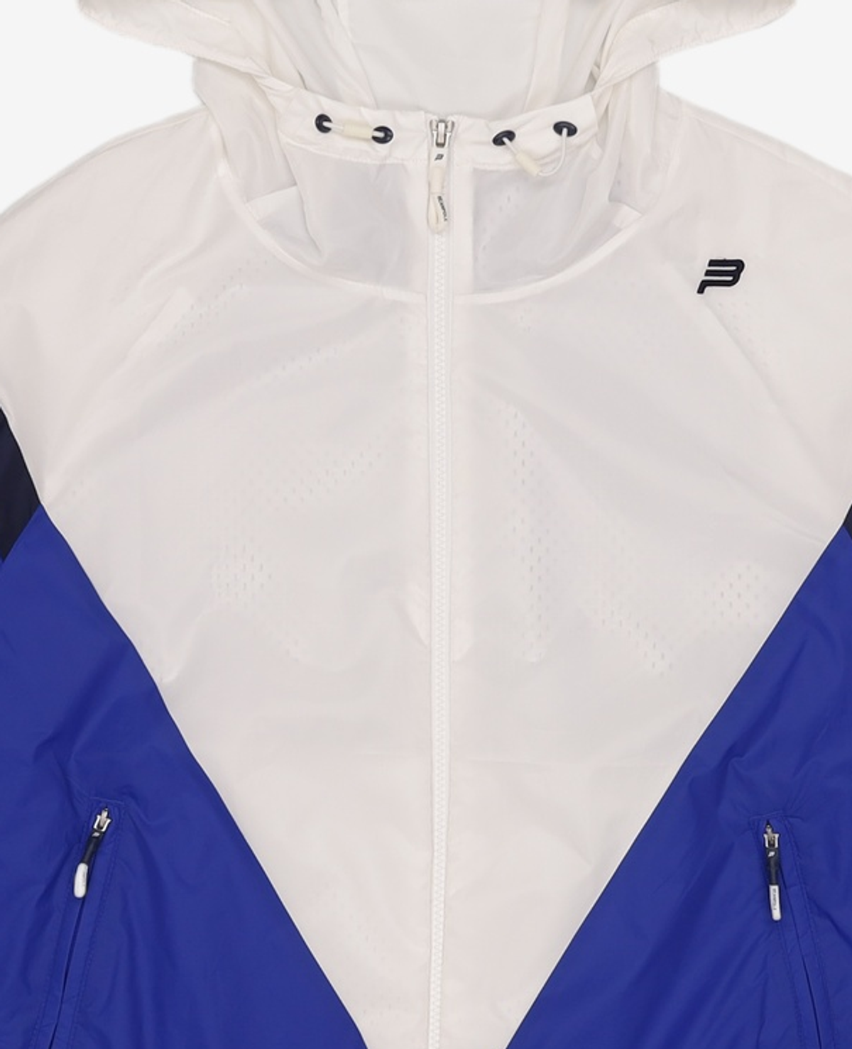 빈폴 스포츠(BEANPOLE SPORT) 블루 여성 컬러블럭 쇼트 윈드 브레이커 (BO9839E01P) 95
