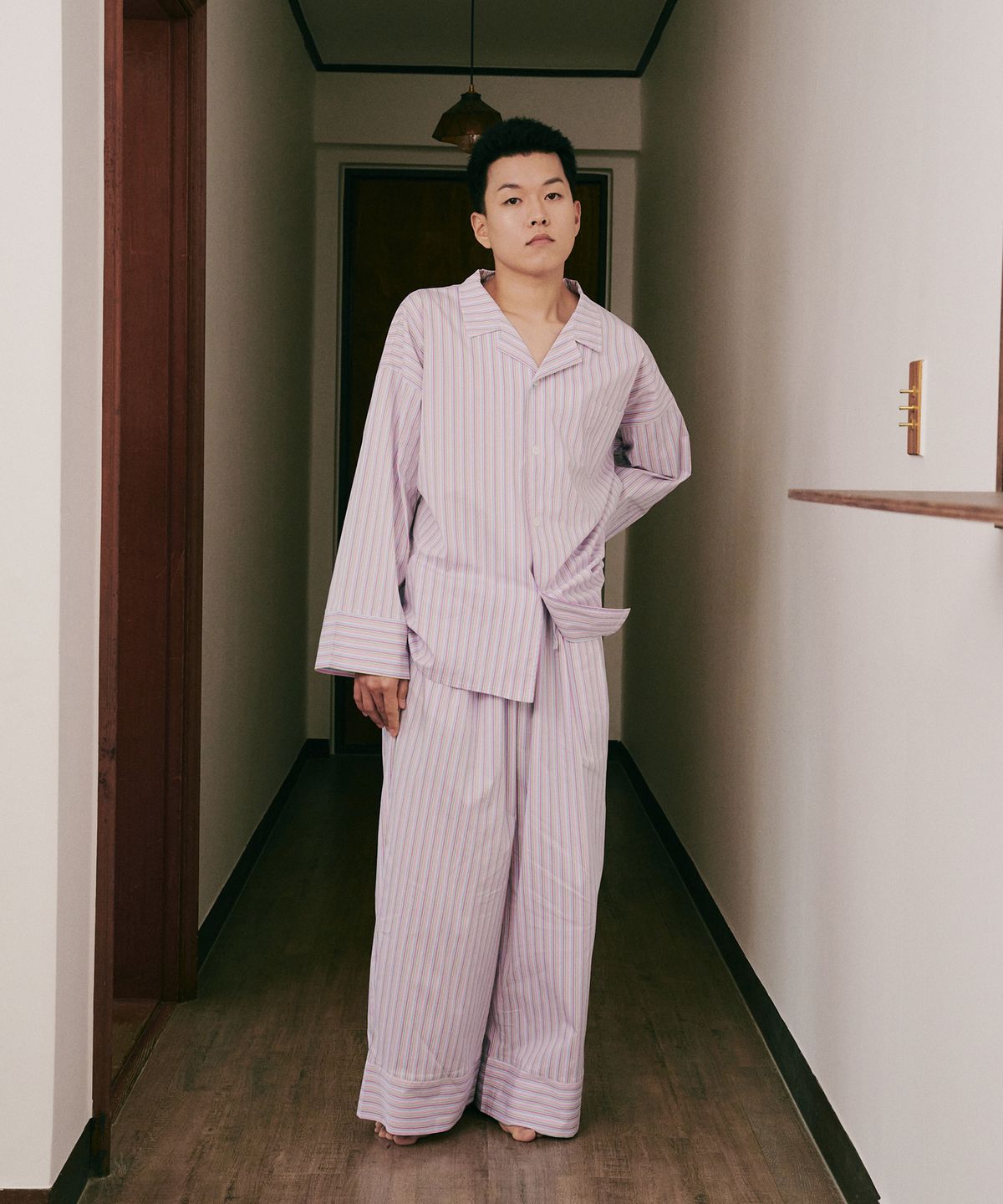 오끼뜨(OGGITT) (uni)도미토리 시즌 무지개설기 파자마